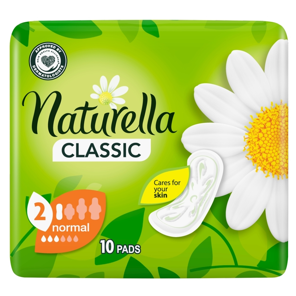 NATURELLA Classic Standart  Camomile Hygienické vložky 10 ks