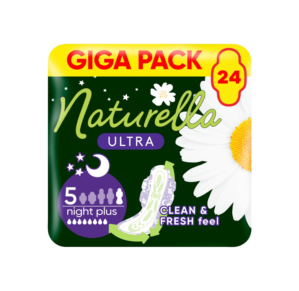 Naturella Ultra Night Plus vložky 24 ks