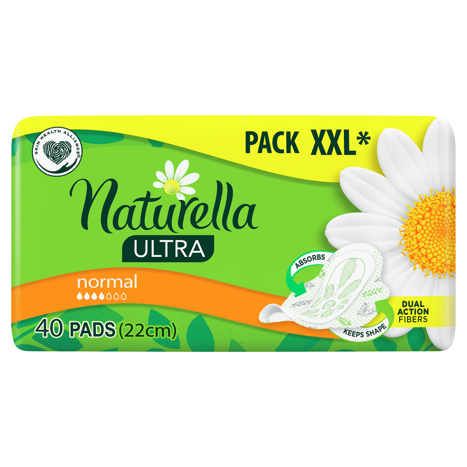 NATURELLA Ultra normal Hygienické vložky s křidélky 40 ks