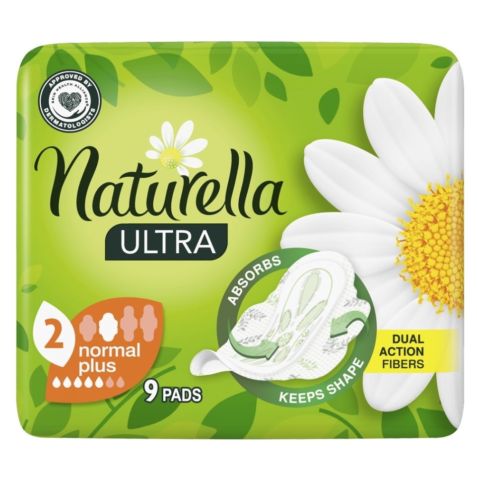 NATURELLA Ultra Normal Plus Hygienické vložky s křidélky 9 ks