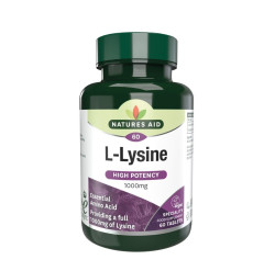 Natures Aid L-Lysín 1000 mg 60 tablet