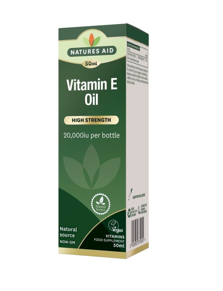 Natures Aid Tekutý Vitamin E 50 ml