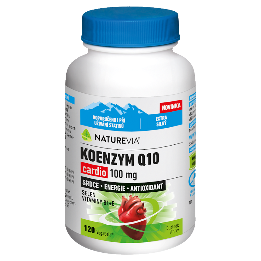NATUREVIA Koenzym Q10 cardio 100 mg 120 kapslí