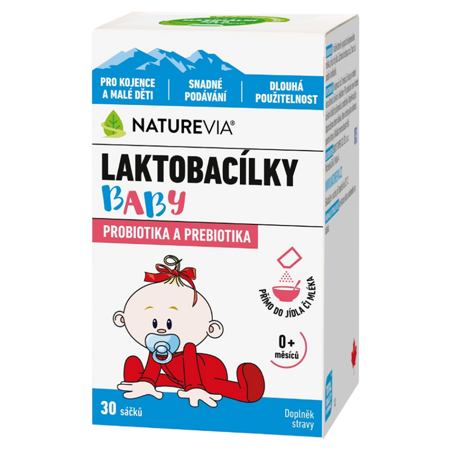 NATUREVIA Laktobacílky baby 30 sáčků