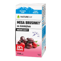 NATUREVIA Mega brusinky 60 kapslí