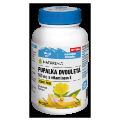 NATUREVIA Pupalka dvouletá 500 mg + Vitamín E 90 kapslí