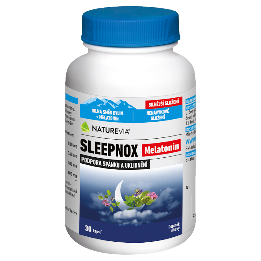 NATUREVIA Sleepnox melatonin 30 kapslí