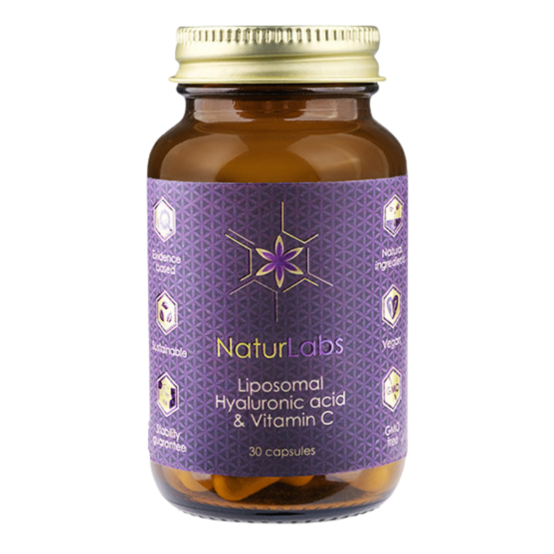 Naturlabs Kyselina hyaluronová + Vitamin C liposomální - 30 kapslí