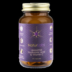 Naturlabs Kyselina hyaluronová + Vitamin C liposomální - 30 kapslí