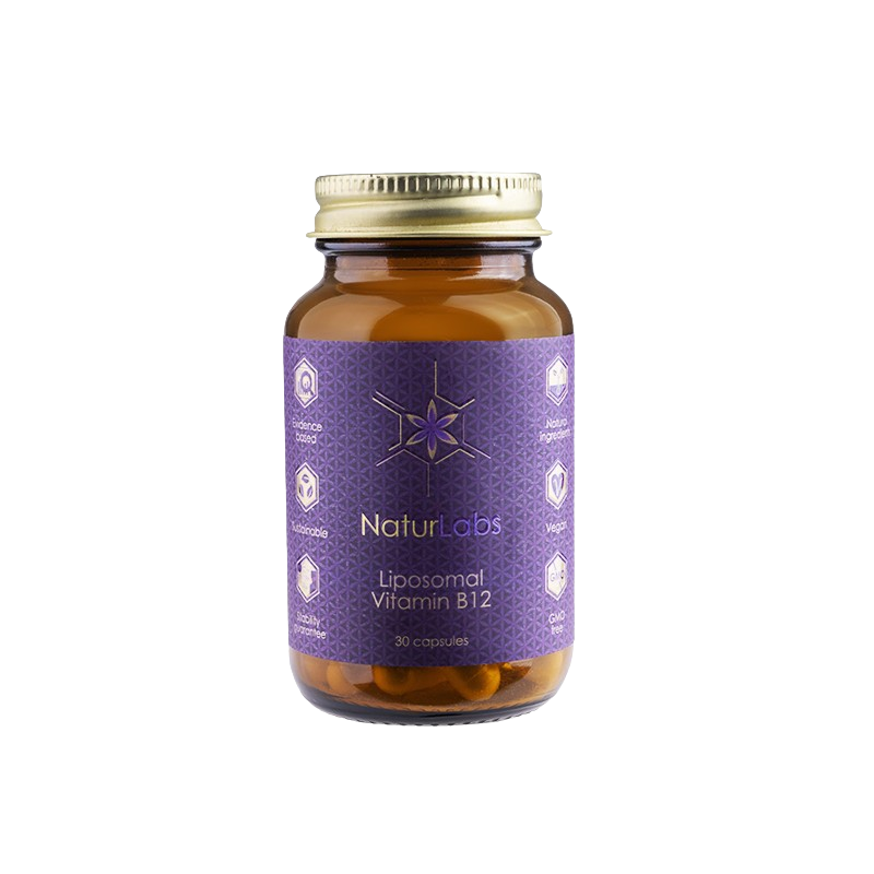 NATURLABS Liposomální vitamín B12 30 kapslí