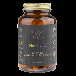 Naturlabs Vápník chelátový + D3 & K2 - 90 kapslí