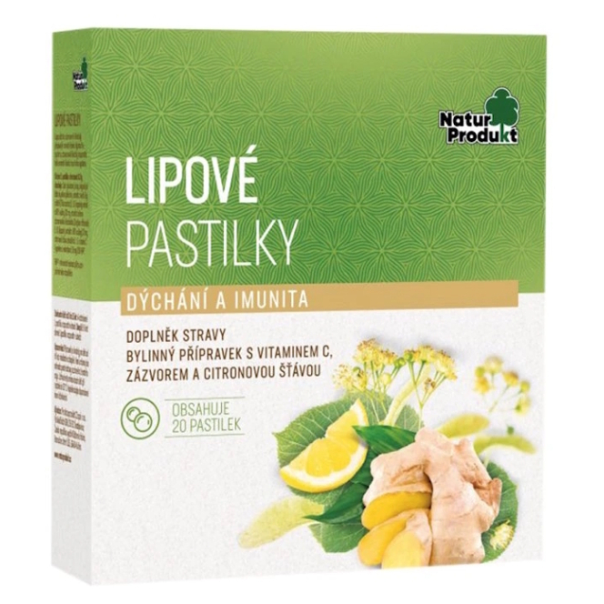 NATURPRODUKT Lipové pastilky 20 kusů