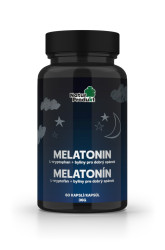 Naturprodukt Melatonin + L-tryptofan + byliny 60 kapslí