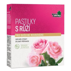 NATURPRODUKT Pastilky s růží 20 kusů