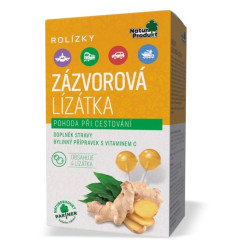 NATURPRODUKT Rolízky zázvorová lízátka 4 ks