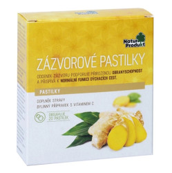 NATURPRODUKT Zázvorové pastilky 20 kusů