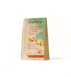 NATUTY Prací prášek na barevné a černé prádlo bez vůně 1 kg