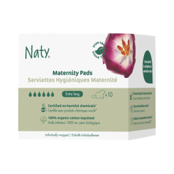 Naty Extra long mateřské vložky po porodu 10 ks