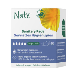 Naty Noční dámské vložky 10 ks