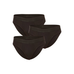 Nedeto 3PACK pánské slipy černé (3NDTS001) XXL