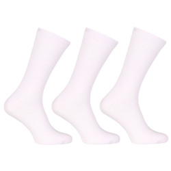 Nedeto 3PACK ponožky vysoké bambusové bílé (3PBV02) S