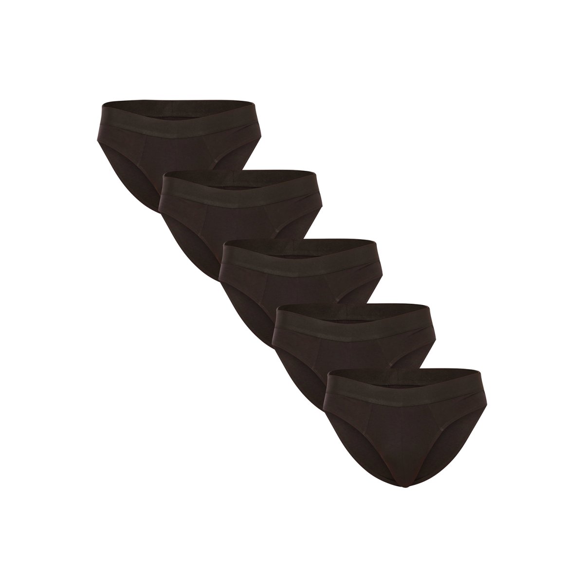 Nedeto 5PACK pánské slipy černé (5NDTS001) 3XL