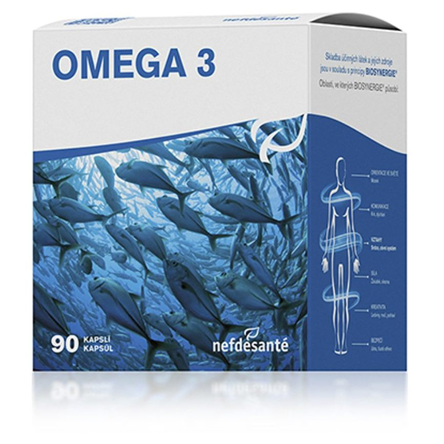 NEFDESANTÉ Omega 3 90 kapslí