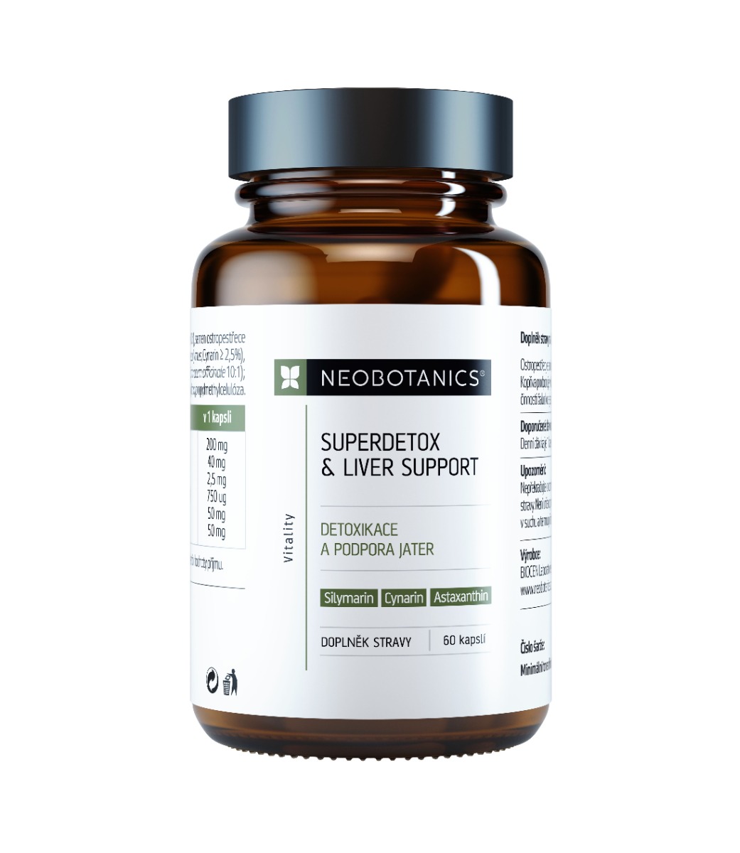 NEOBOTANICS Superdetox&Liver support 60 kapslí