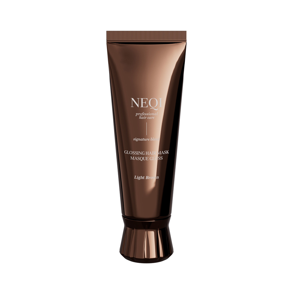 NEQI Glossing mask Light Brown tónovací maska 120 ml