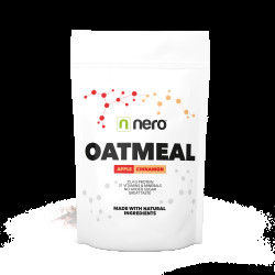 NERO Proteinová instantní ovesná kaše Nero, Jablko & Skořice, 1kg, 20 porcí