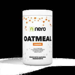 NERO Proteinová instantní ovesná kaše Nero, Karamel, 600g, 12 porcí