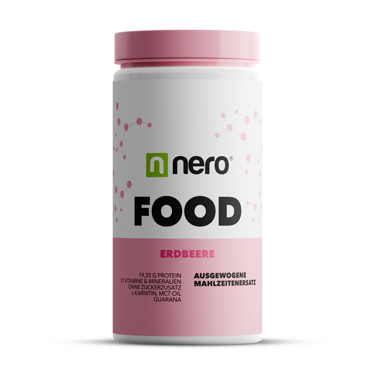 NERO Zdravé dietní jídlo Nero FOOD Jahoda, 600g, 20 porcí