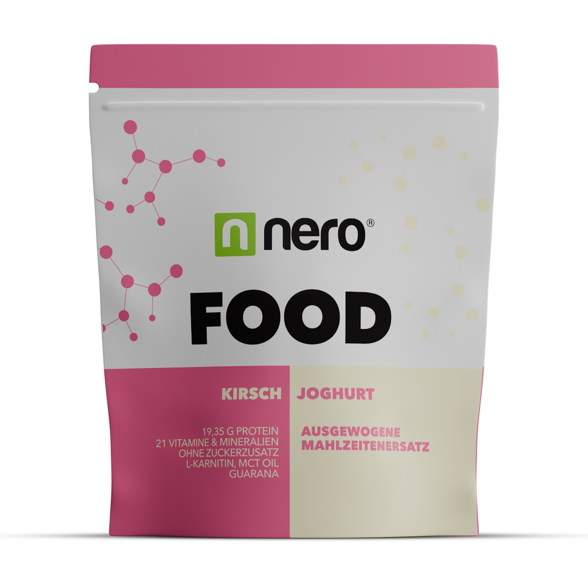 NERO Zdravé dietní jídlo Nero FOOD Třešeň & Jogurt, 1kg, 33 porcí
