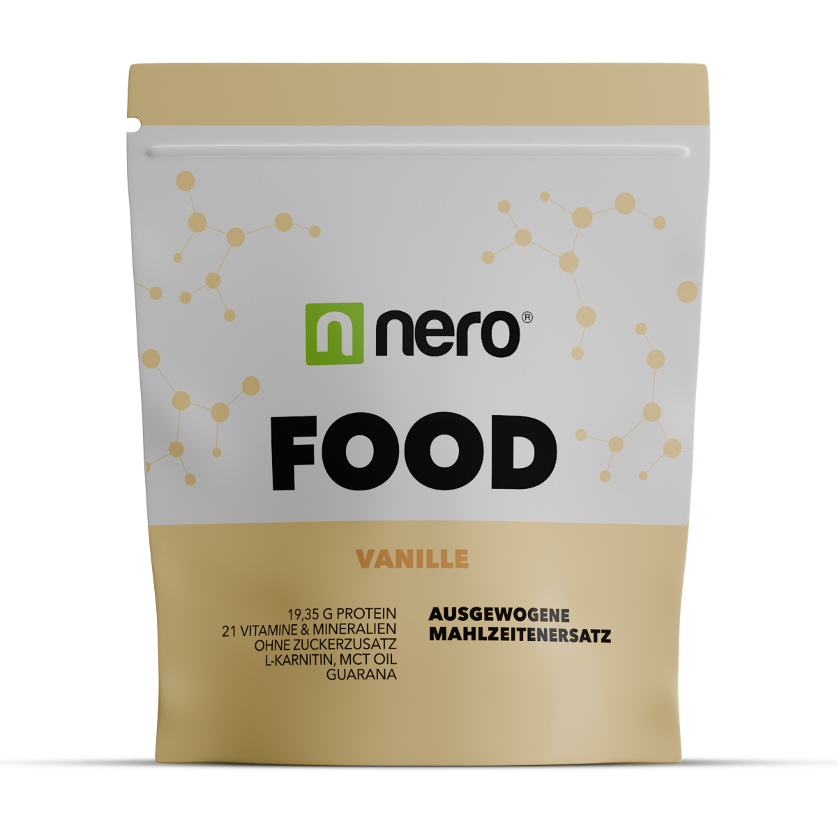 NERO Zdravé dietní jídlo Nero FOOD Vanilka, 1kg, 33 porcí