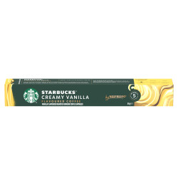 NESTLÉ Starbucks® by Nespresso® Creamy Vanilla Flavoured Coffee, kávové kapsle 10 ks