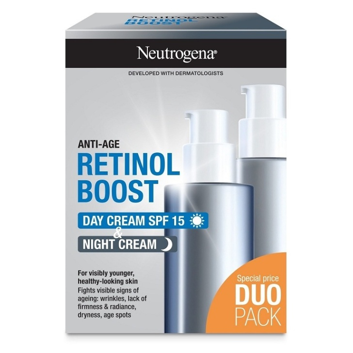NEUTROGENA Retinol Boost Pleťový denní + noční krém 2 x 50 ml