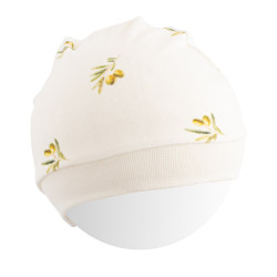 New Baby Kojenecká čepička z organické bavlny  Olivy, vel. 80/86