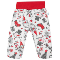 New Baby Kojenecké bavlněné polodupačky Christmas, vel. 56
