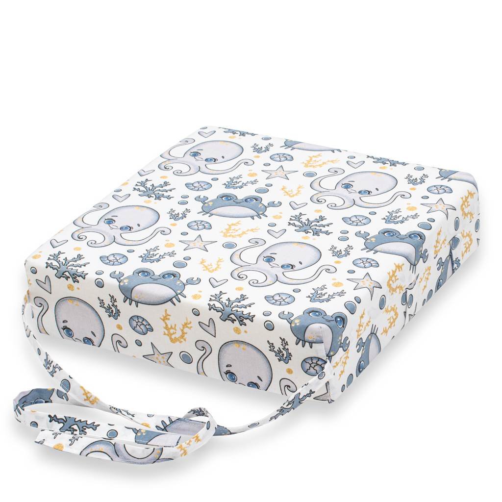 New Baby Podsedák pro děti BASIC chobotnice blue