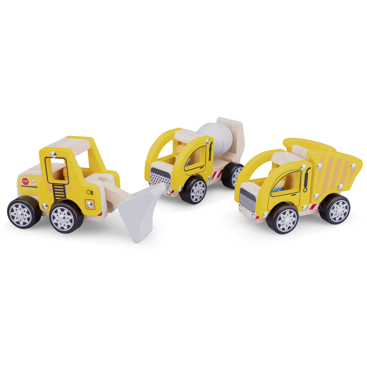 New Classic Toys Sada stavebních vozidel - 3 ks