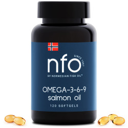 NFO Omega 3-6-9 lososový olej mini tobolky