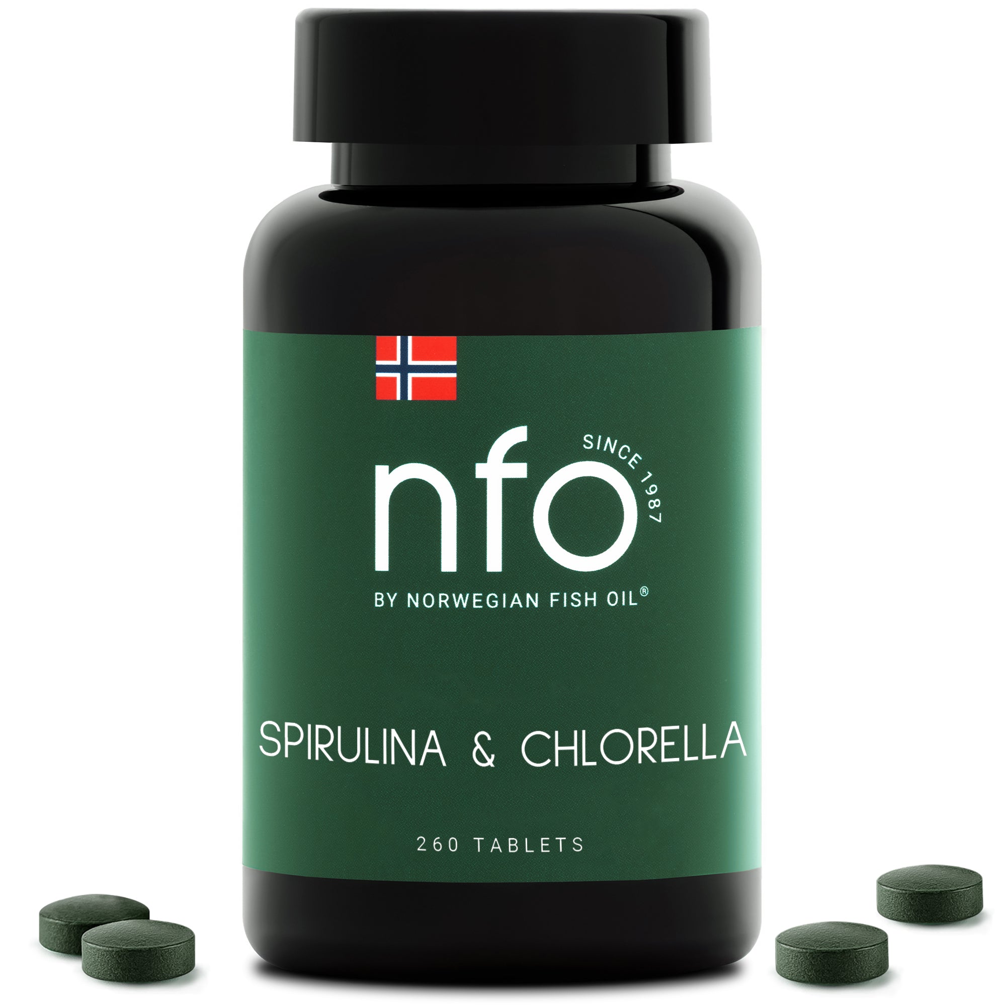 NFO Spirulina a chlorella tablety