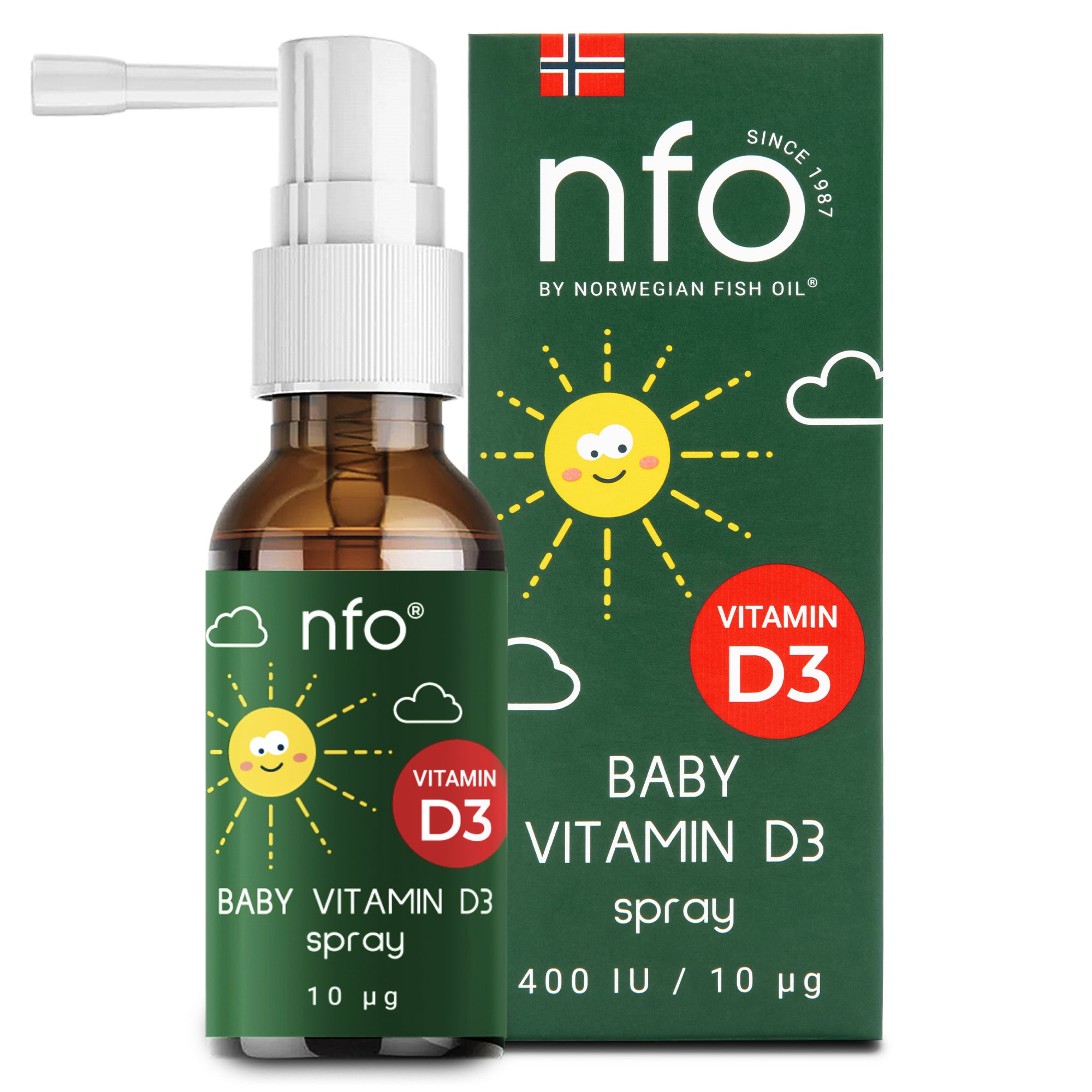 NFO Vitamin D3 dětský sprej 20 ml sprej