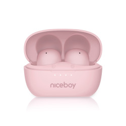 Niceboy Bezdrátová sluchátka Podsie 4 POP Pink