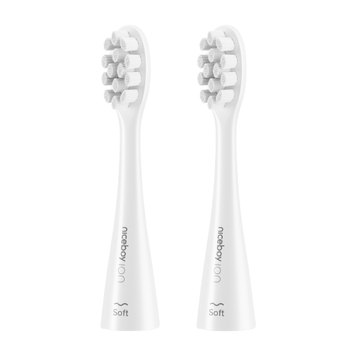 NICEBOY Náhradní hlavice ION Sonic Soft white 2 ks