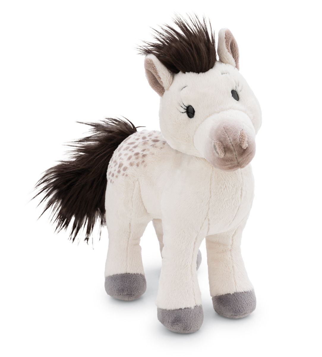 Nici Plyš Pony Mony bílý 37cm, GREEN