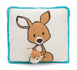 Nici Polštář Koala s mládětem 7cm , 30x30cm GREEN