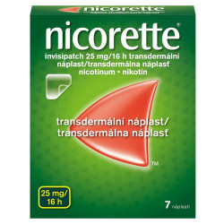 NICORETTE Invisipatch 25 mg/16 náplast 7 kusů