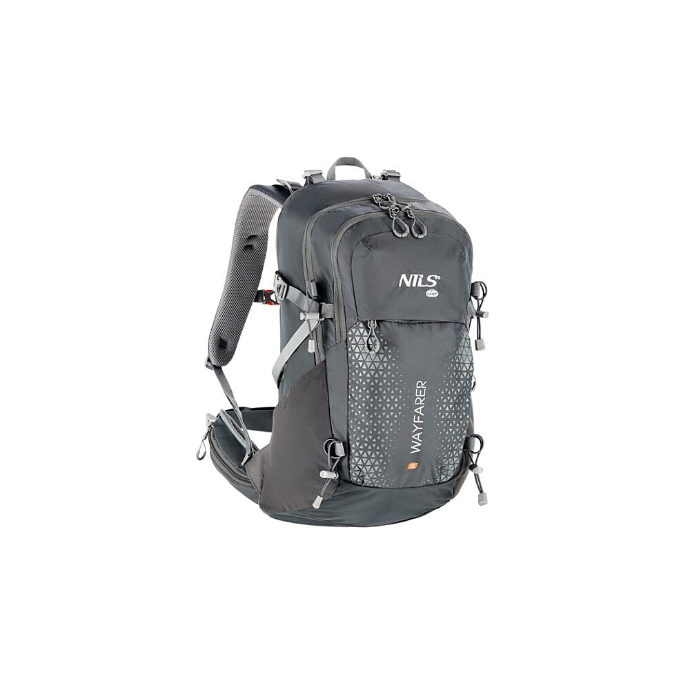 NILS Camp turistický batoh NC1925 wayfarer šedý 35 litrů