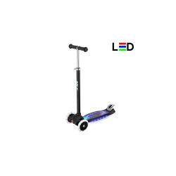 NILS Fun dětská tříkolová koloběžka HLB1310 s led černá
